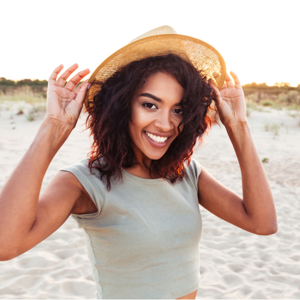 Young Woman at Beach